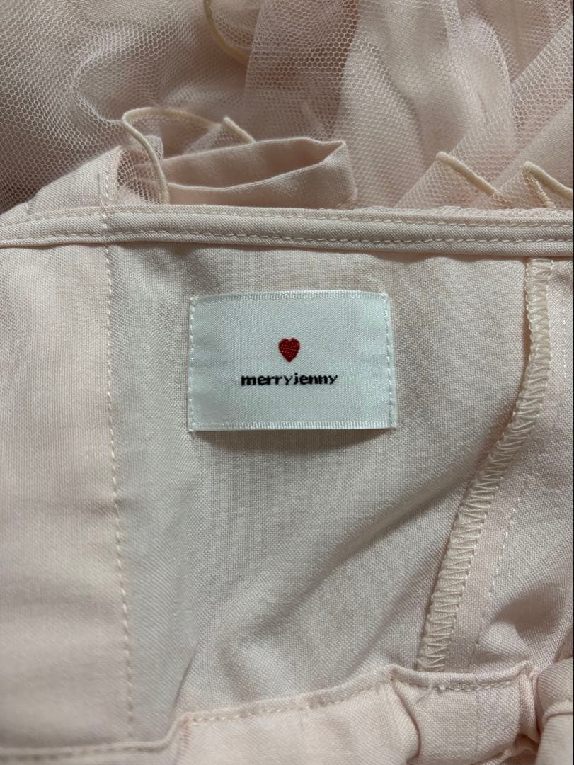 merry jenny チュールドロストロングワンピース