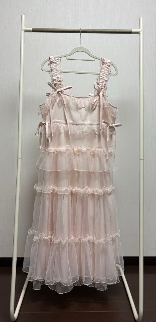 merry jenny チュールドロストロングワンピース