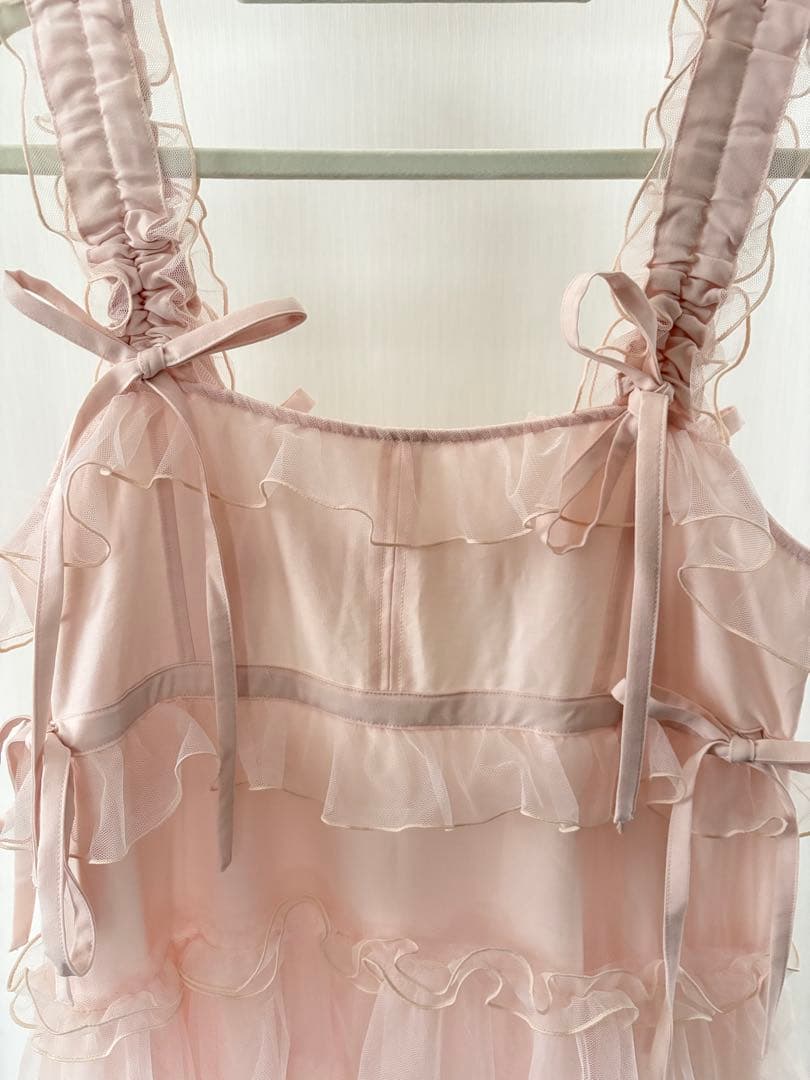 merry jenny チュールドロストロングワンピース