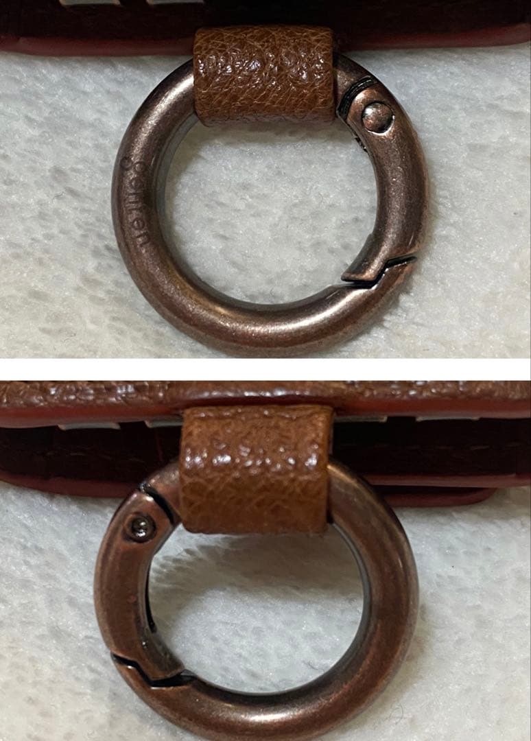 極美品✨ genten ゲンテン Nodo ノード キーケース 山羊革 ブラウン