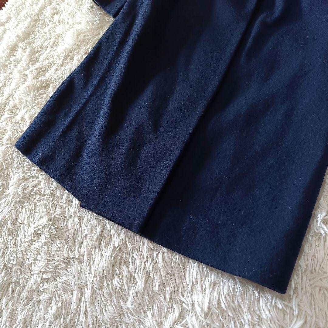 極美品♪︎エストネーション メルトンビーバーベルテッドコート Sサイズ ネイビー