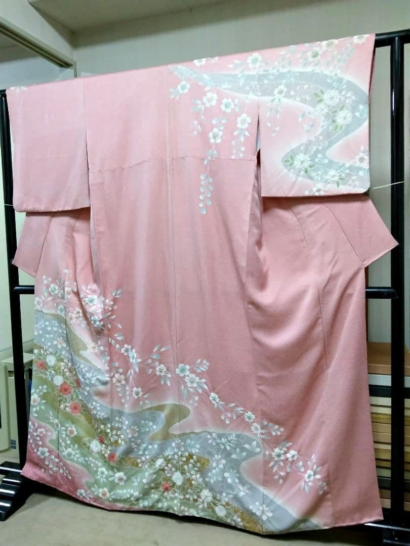 最終値下げ F-300 訪問着 未使用 京友禅 辻ケ花 霞 金彩 暈し 美品