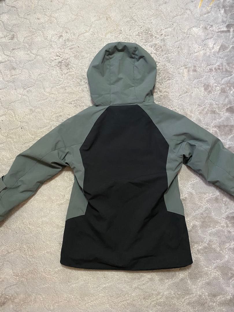 薄緑/ブラック　スノーボードウェア上下セット　女性用Lサイズ　ウィンデックス