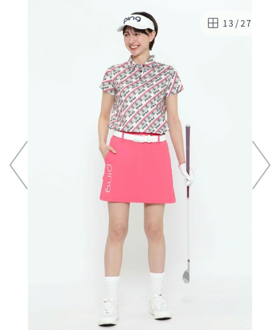 新品♡PING♡セットアップ♡シャツ*スカート♡S ゴルフ/スポーツ/テニス