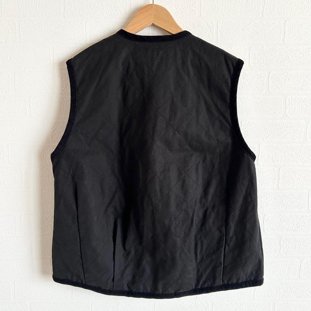 LAVENHAM　キルティングベスト ブラック　38