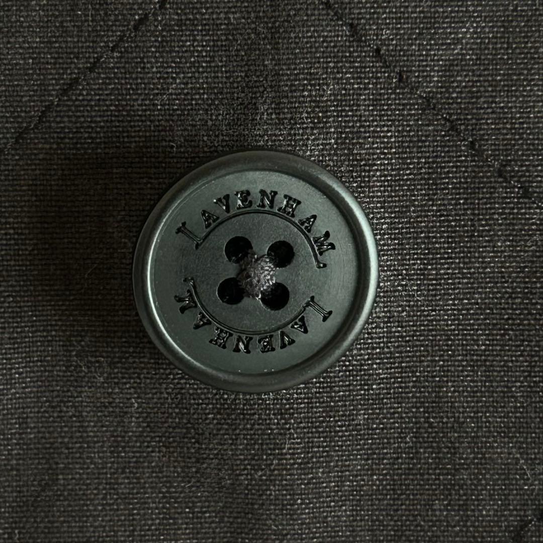 LAVENHAM　キルティングベスト ブラック　38