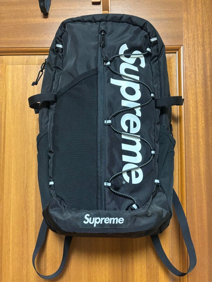 Supreme 17ss バックパック BLACK