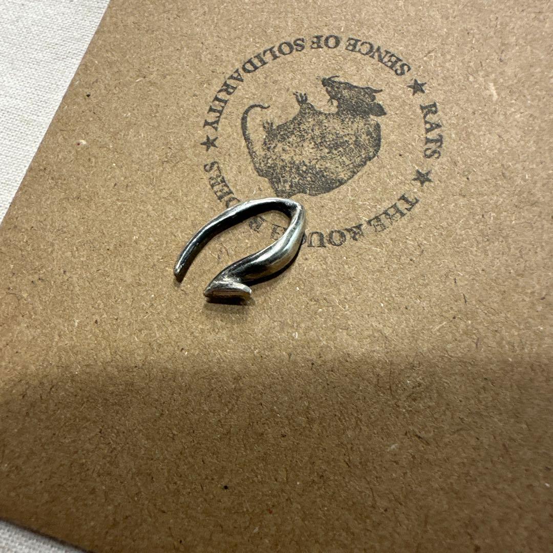 RATS ラッツ TAIL EARRINGS SILVER