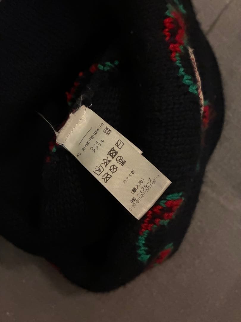 NOAH 花柄 ニット帽