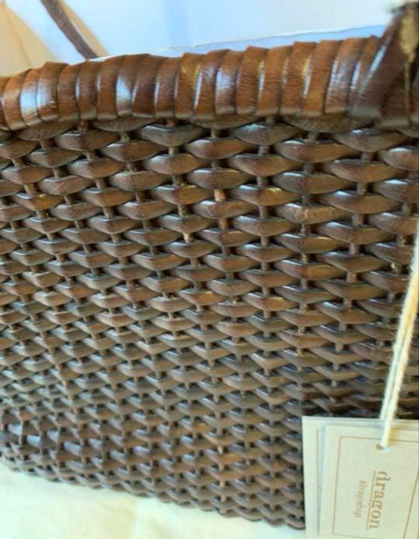 dragon diffusion メッシュバッグ　ダークブラウン