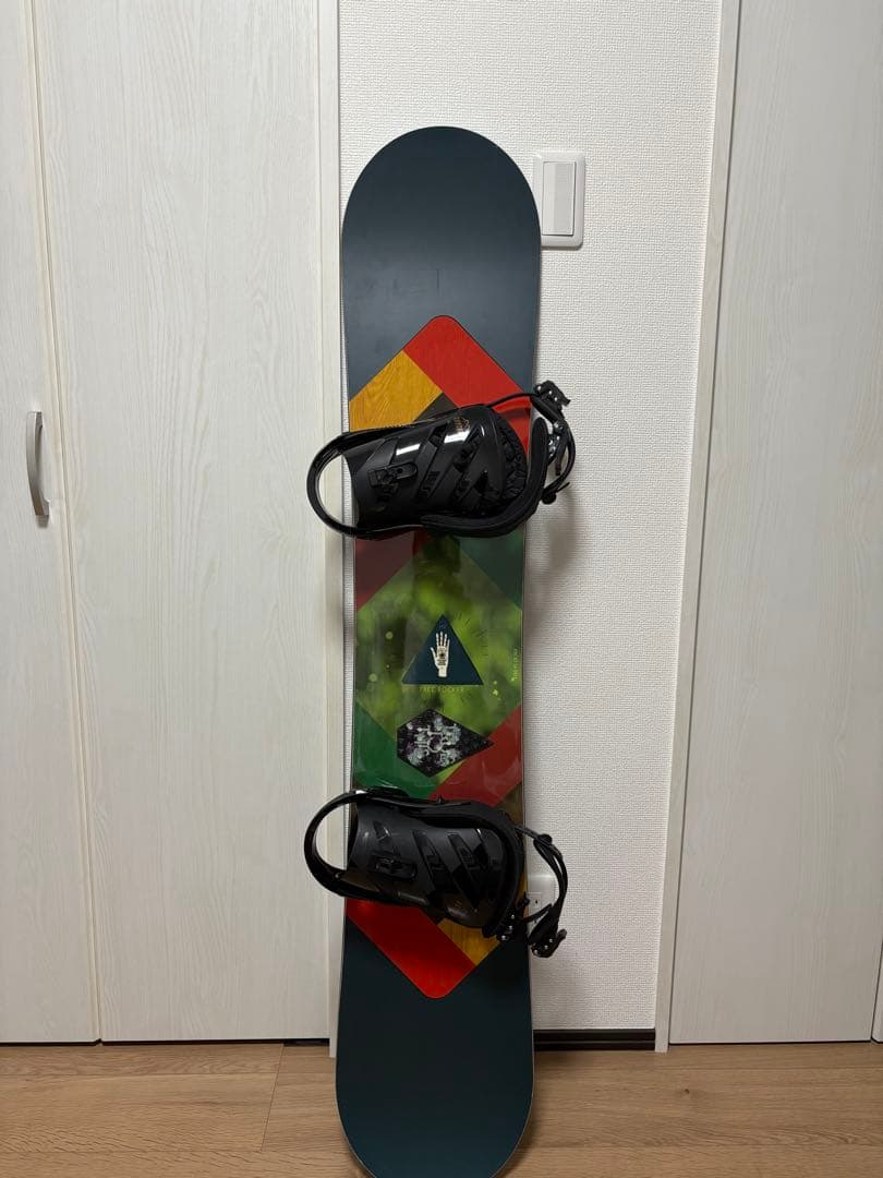 スノボ一式　板142cm、ビンディング、バック付きROMESDS等