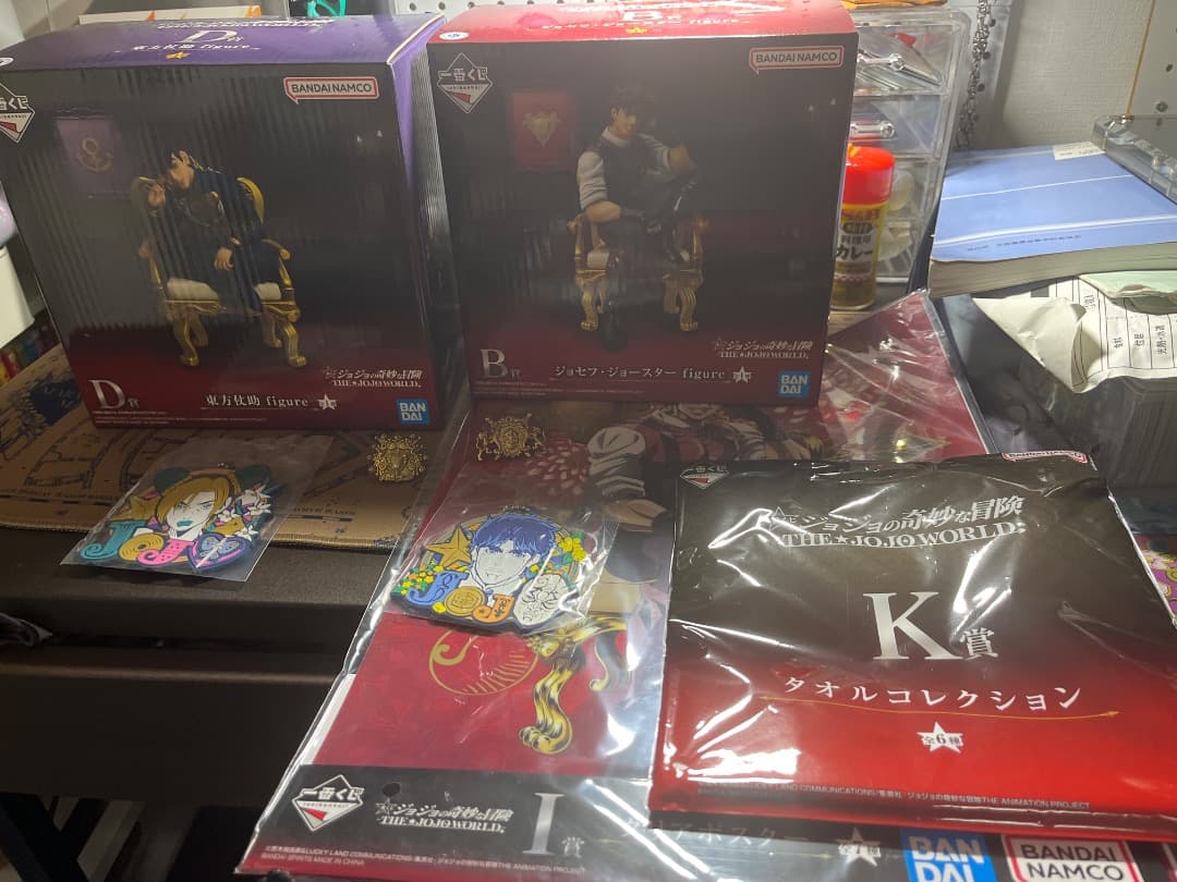 未開封ジョジョの奇妙な冒険 一番くじ B賞＋D賞＋おまけ