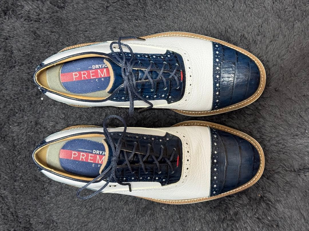 フットジョイ　FOOTJOY ゴルフシューズ ホワイト/ネイビー