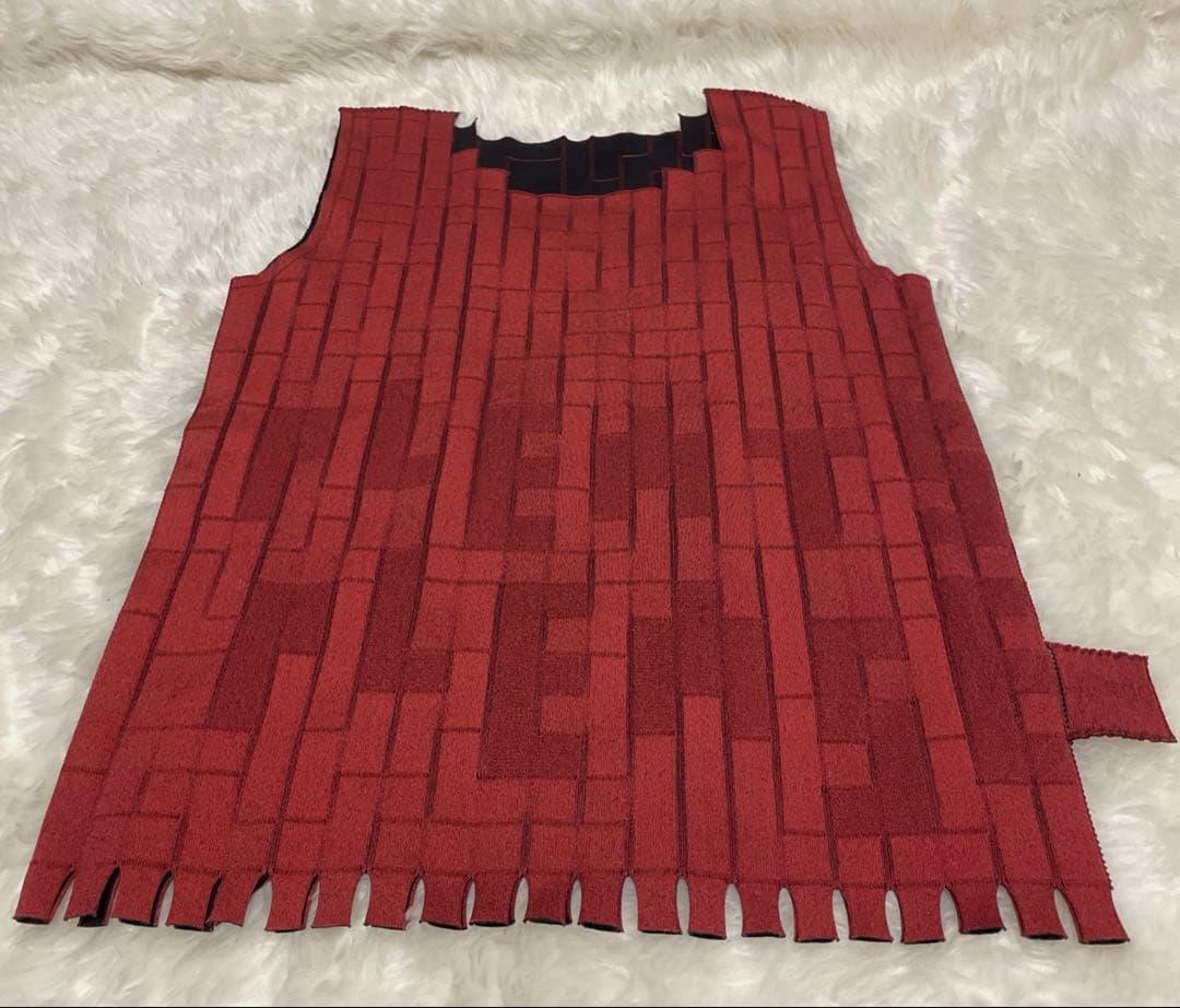 PLEATS PLEASE アームウォーマー付きトップス　リバーシブル