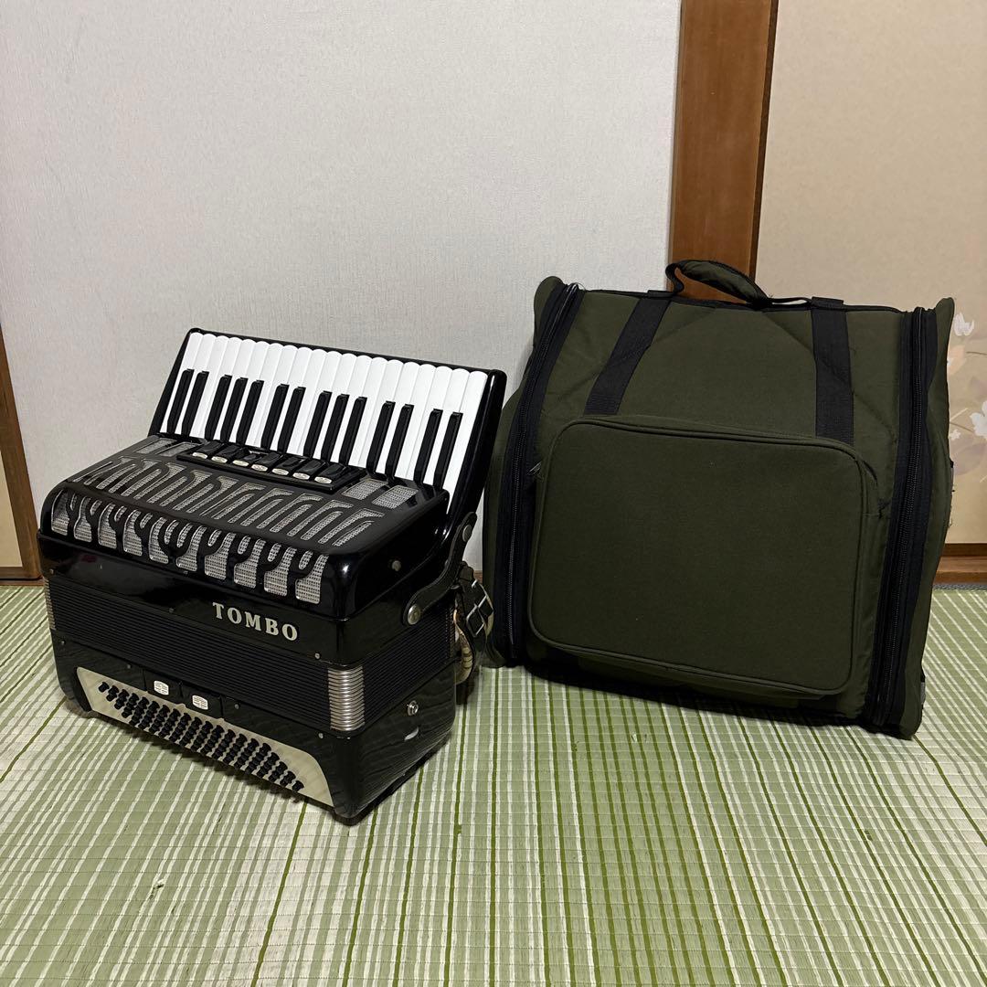 TOMBO アコーディオン J80 トンボ　楽器　音楽　ピアノ　鍵盤