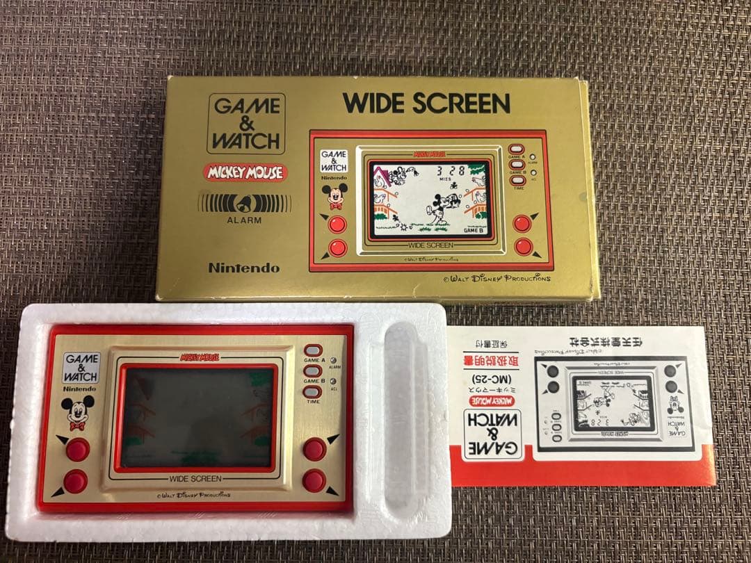 美品Nintendo Game & Watch Mickey Mouse