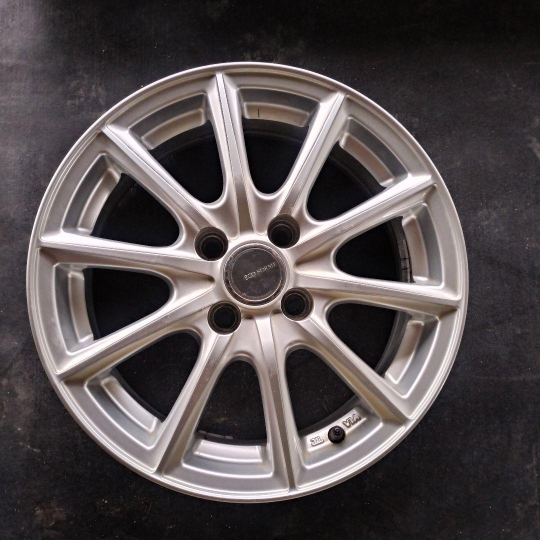 15インチ シルバー スポークホイール2本-1