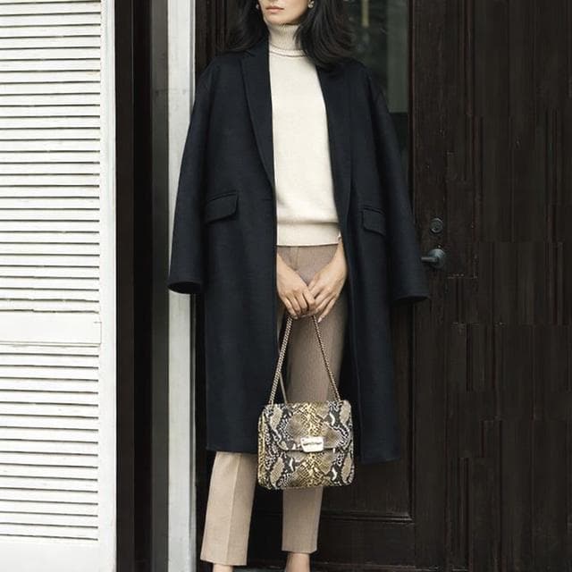 【23区　Rアール/14.3万円】　COLOMBO DOUBLE WOOLコート