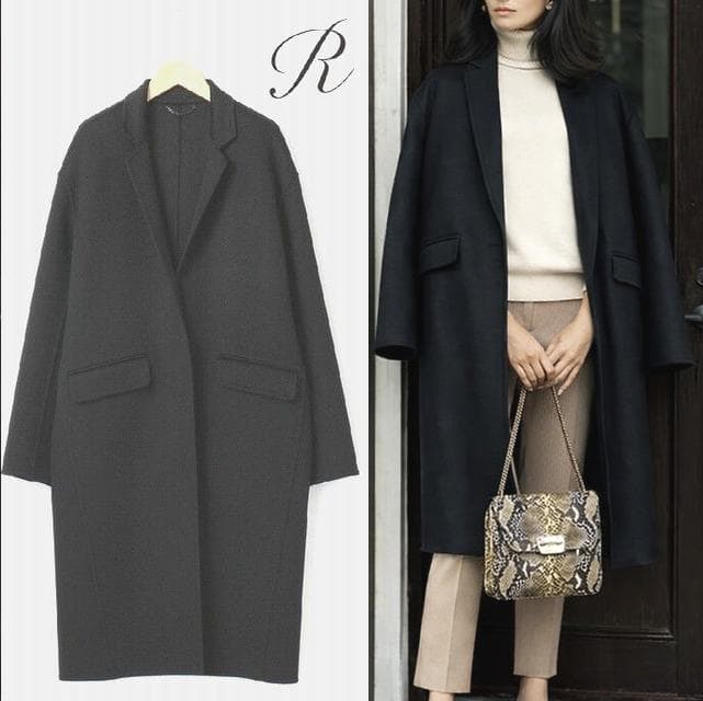 【23区　Rアール/14.3万円】　COLOMBO DOUBLE WOOLコート