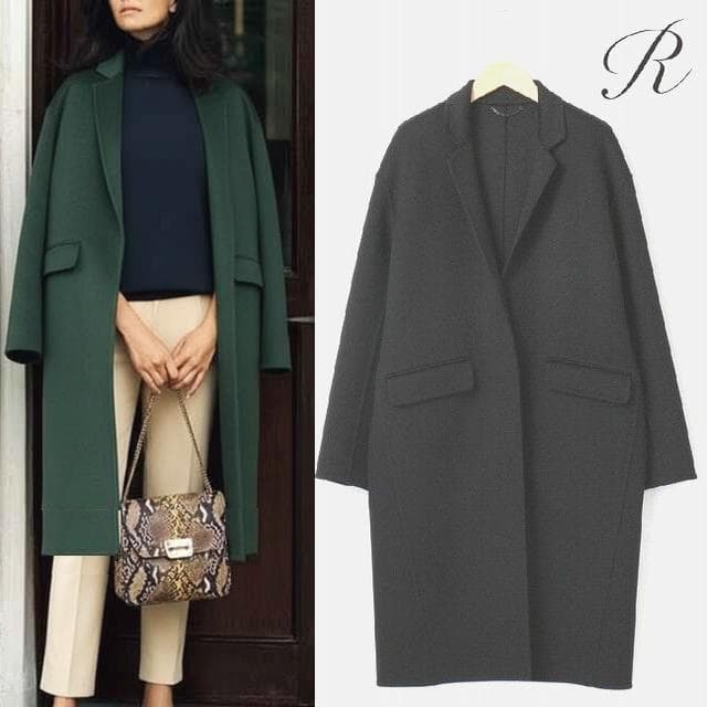 【23区　Rアール/14.3万円】　COLOMBO DOUBLE WOOLコート