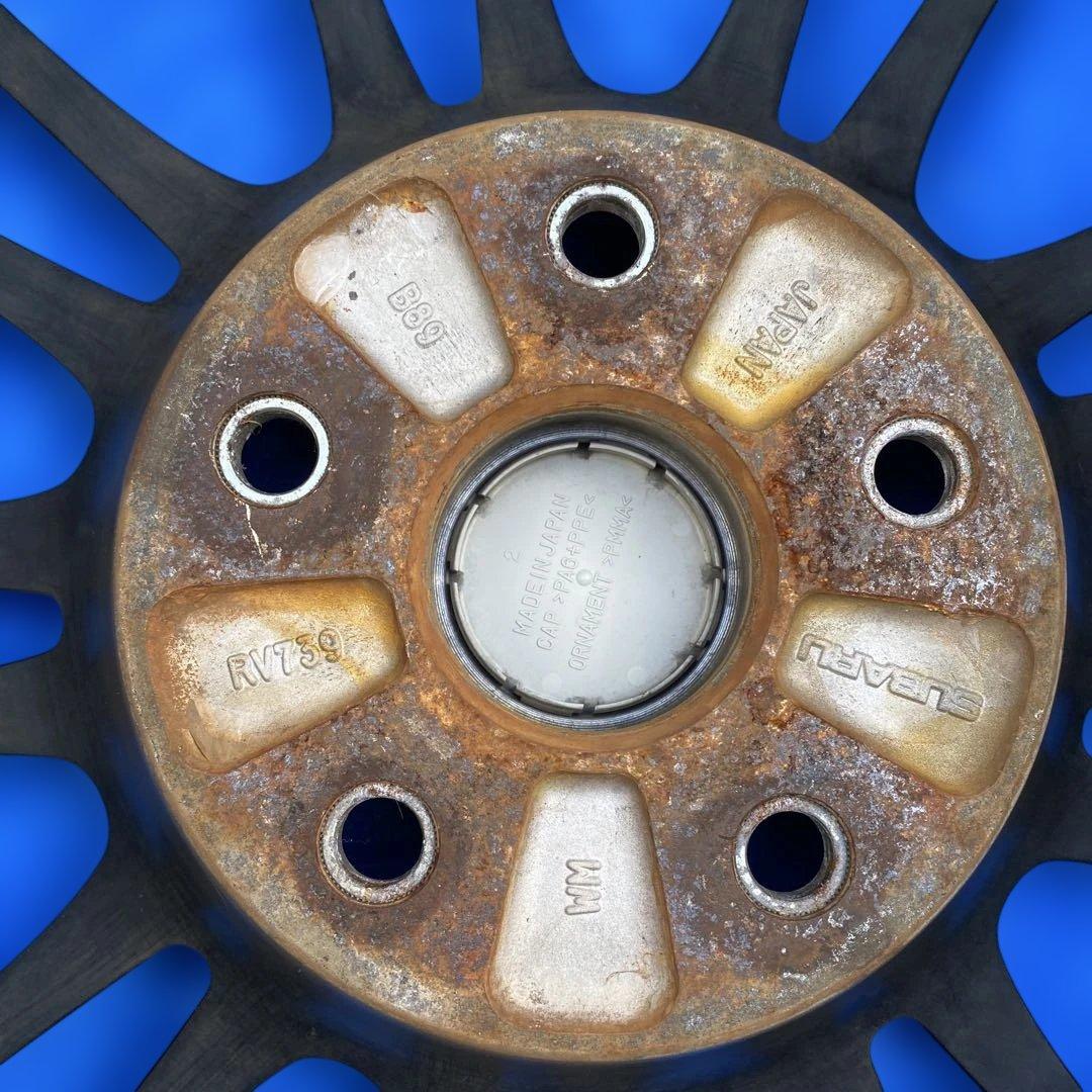 スバル STI WRX 純正 アルミホイール 18インチ 2本セット