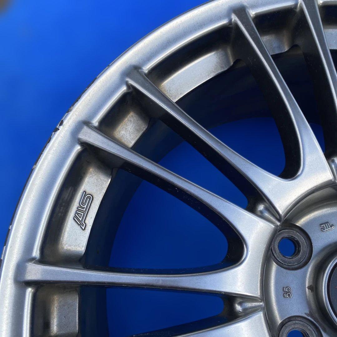 スバル STI WRX 純正 アルミホイール 18インチ 2本セット