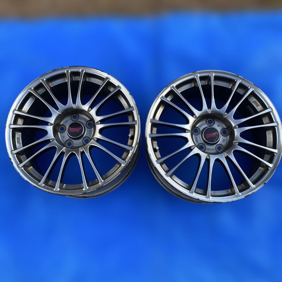 スバル STI WRX 純正 アルミホイール 18インチ 2本セット