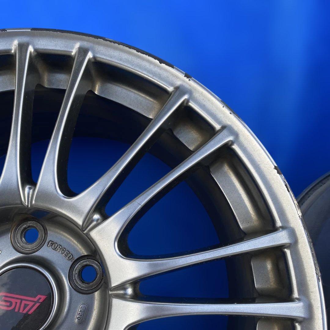 スバル STI WRX 純正 アルミホイール 18インチ 2本セット