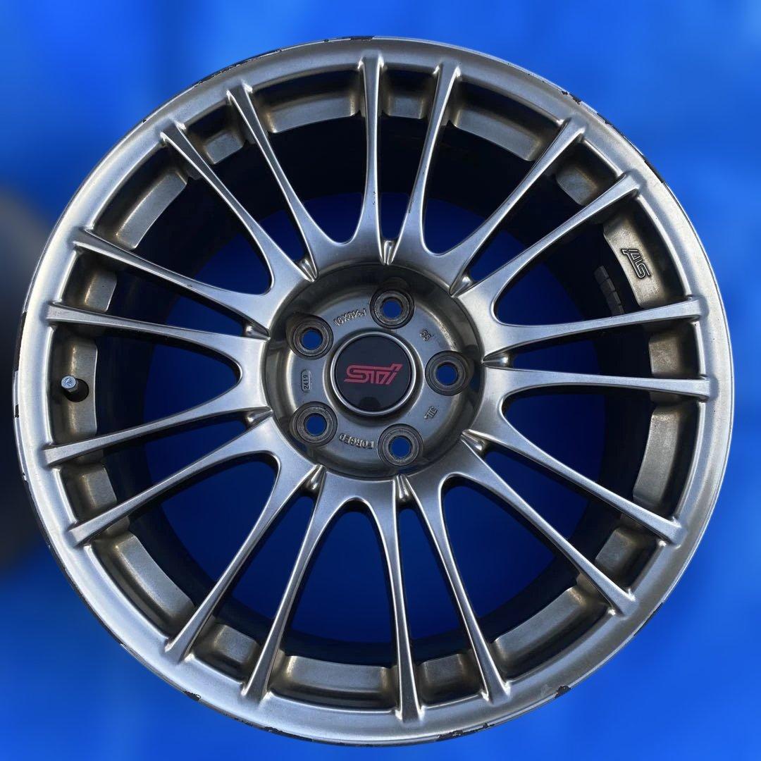 スバル STI WRX 純正 アルミホイール 18インチ 2本セット