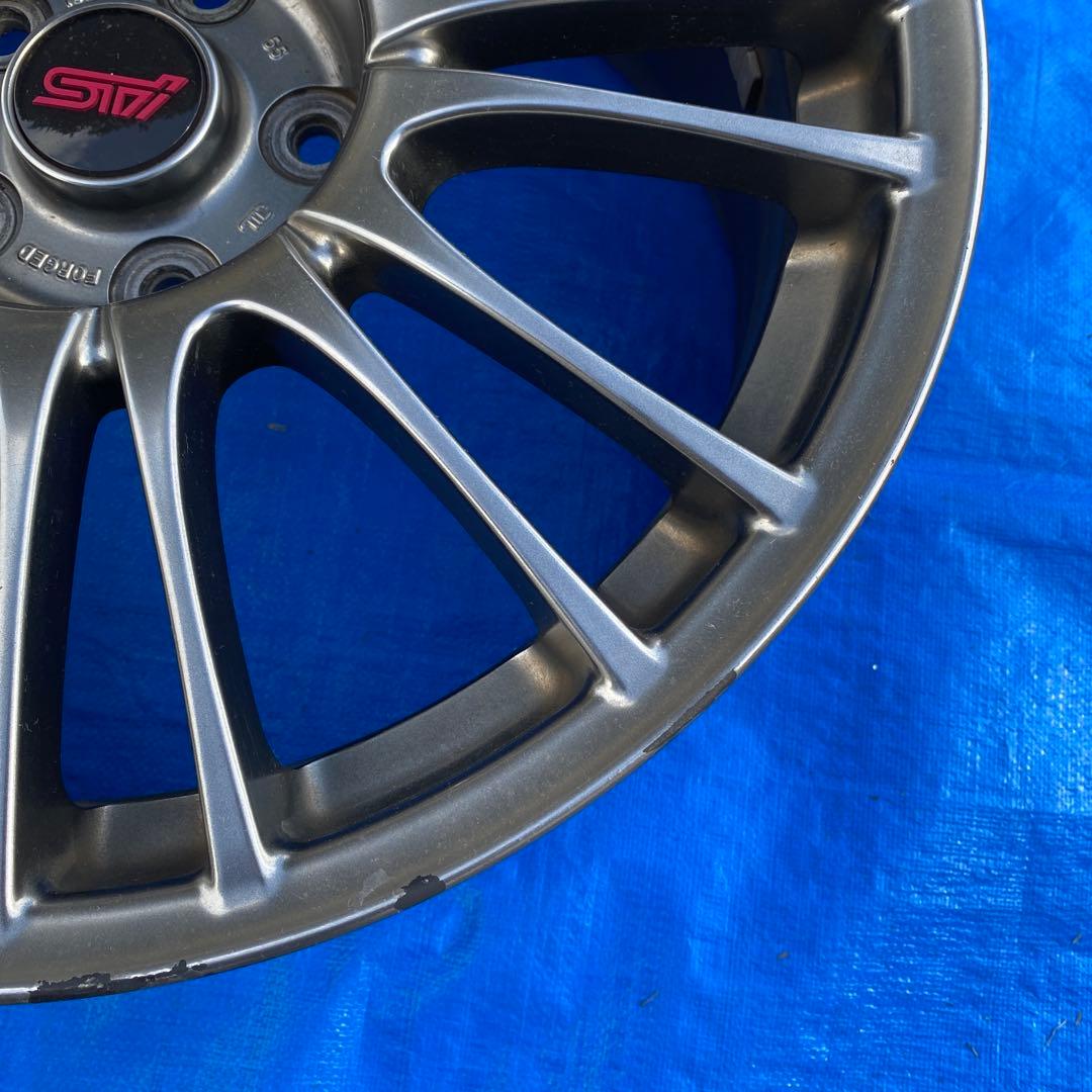 スバル STI WRX 純正 アルミホイール 18インチ 2本セット