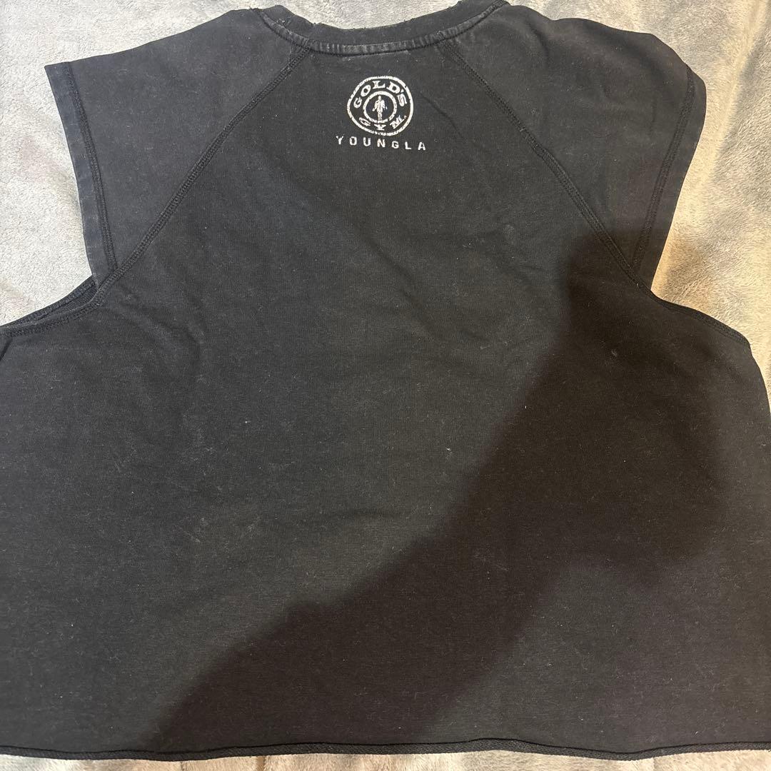  × GOLD'S GYM カットオフ　ブラック　値上げ予定