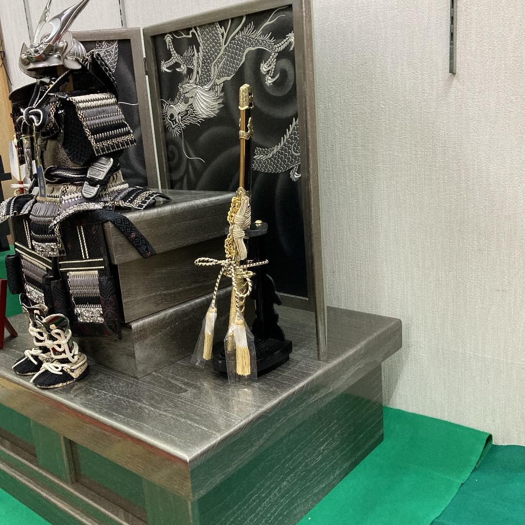 F4 訳あり特価！台巾75㎝位　五月人形鎧飾り　収納鎧飾り　五月鎧飾り