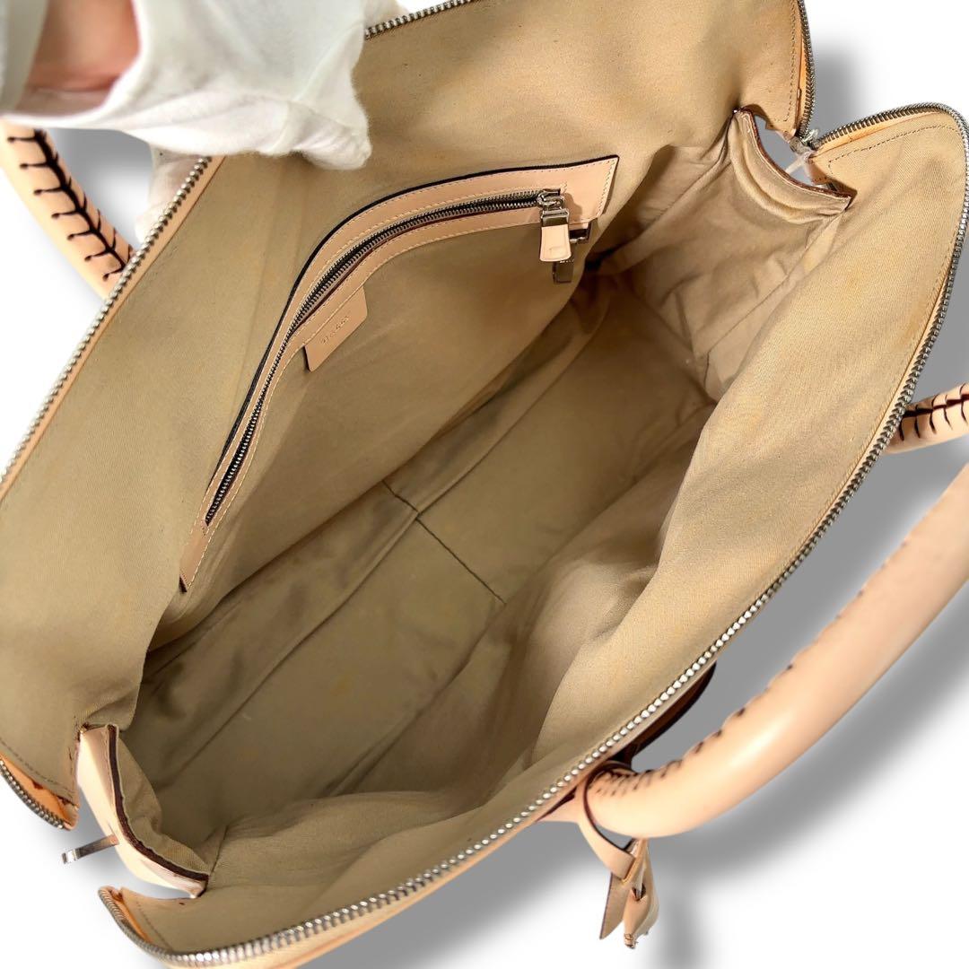 美品】BALLY　バリー　ブリーフ　ビジネスバッグ　レザー ２way　ロゴ　鍵付