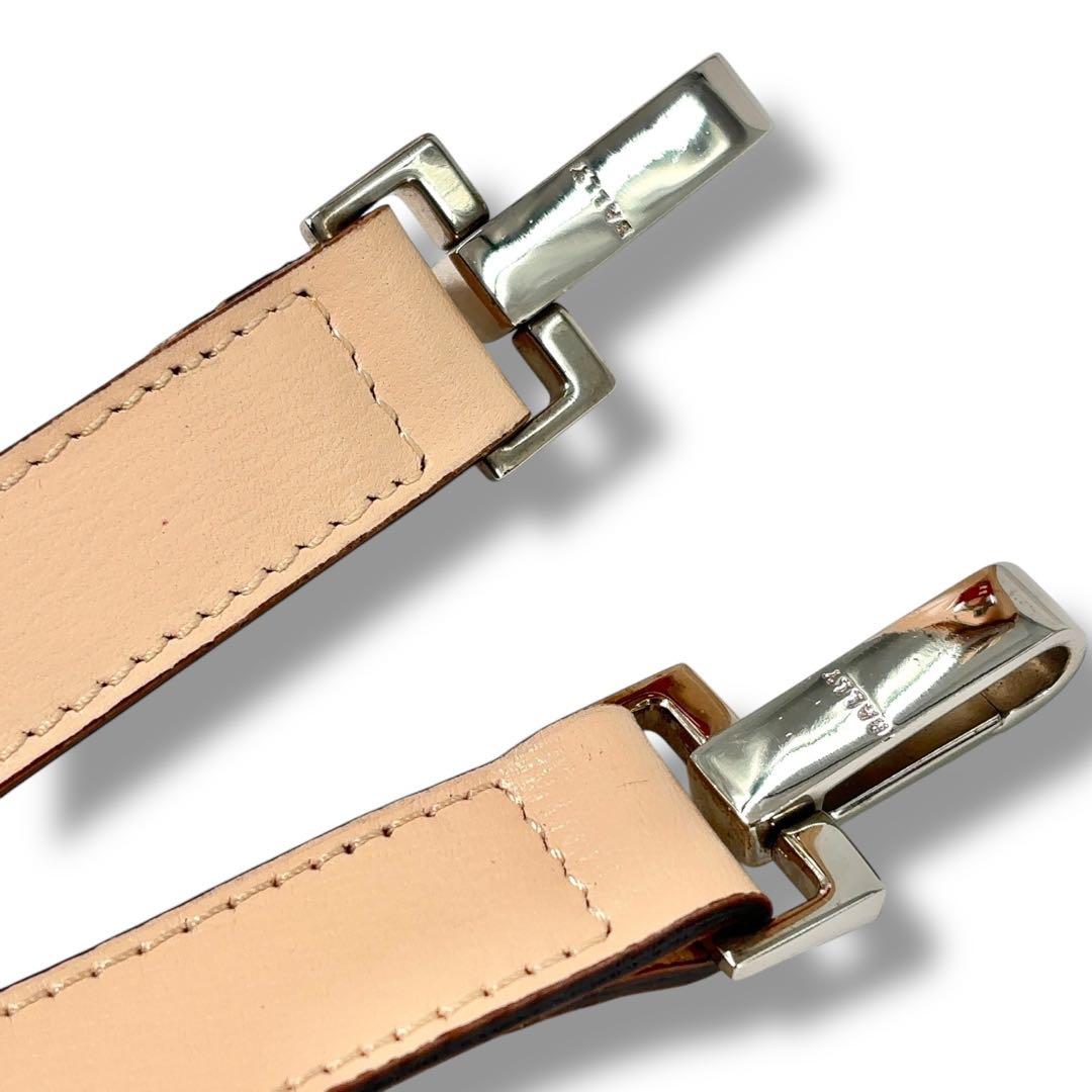 美品】BALLY　バリー　ブリーフ　ビジネスバッグ　レザー ２way　ロゴ　鍵付