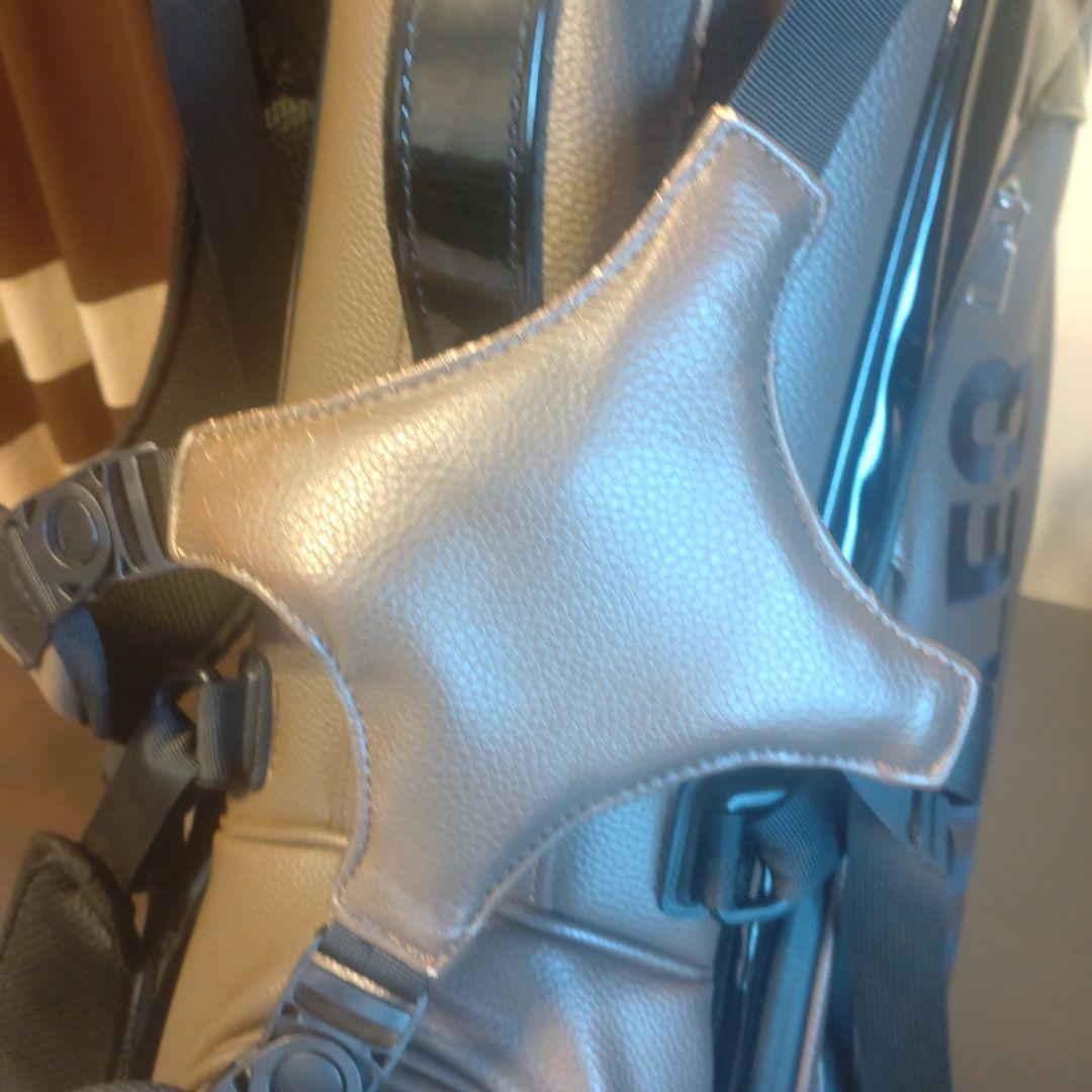 1piu1uguale3 　キャディバック　ブラウン　【破れ修正済】