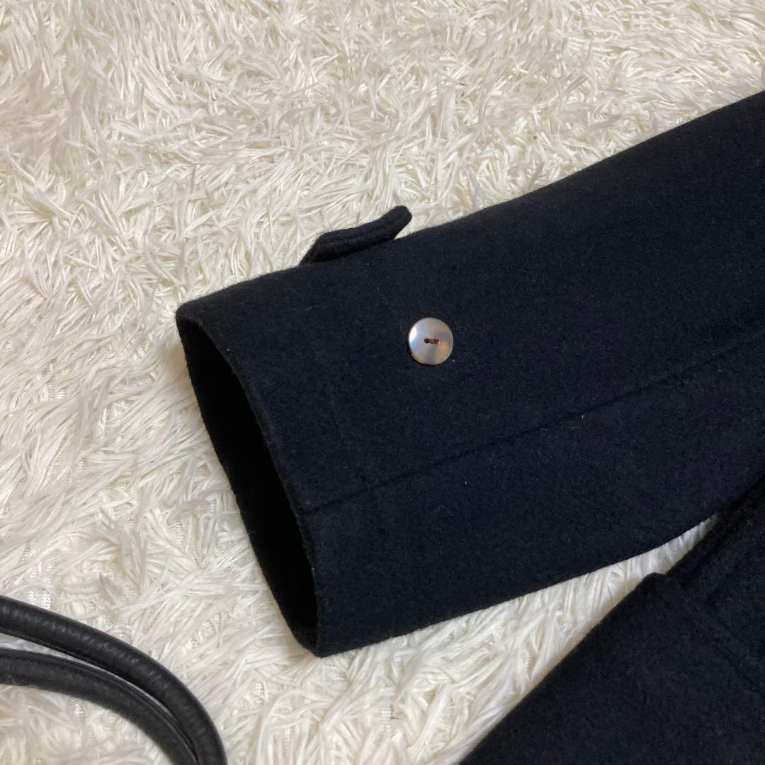 最高級　美品　ジャンポールゴルチェオム　ロングダッフルコート　黒　ウール　M