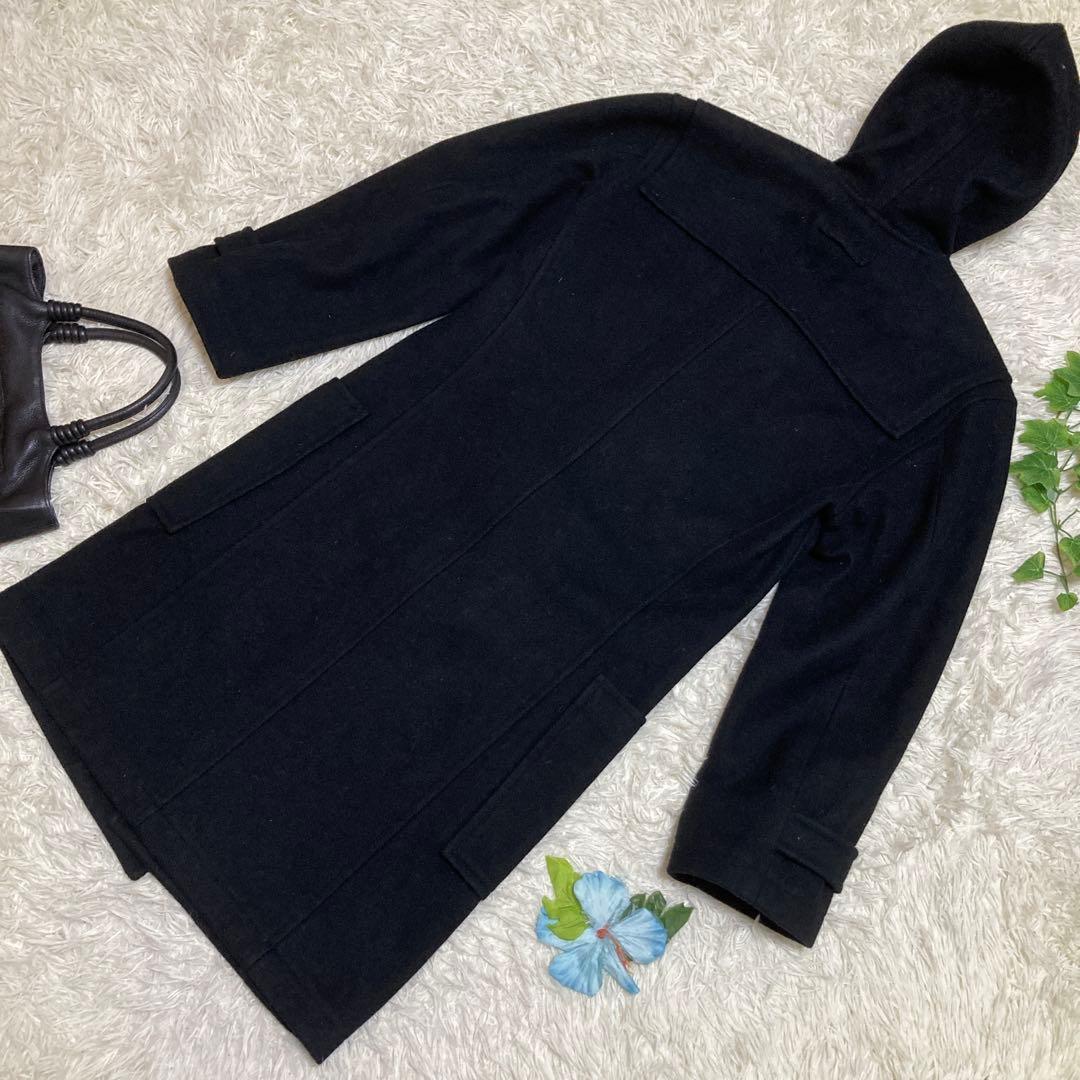 最高級　美品　ジャンポールゴルチェオム　ロングダッフルコート　黒　ウール　M