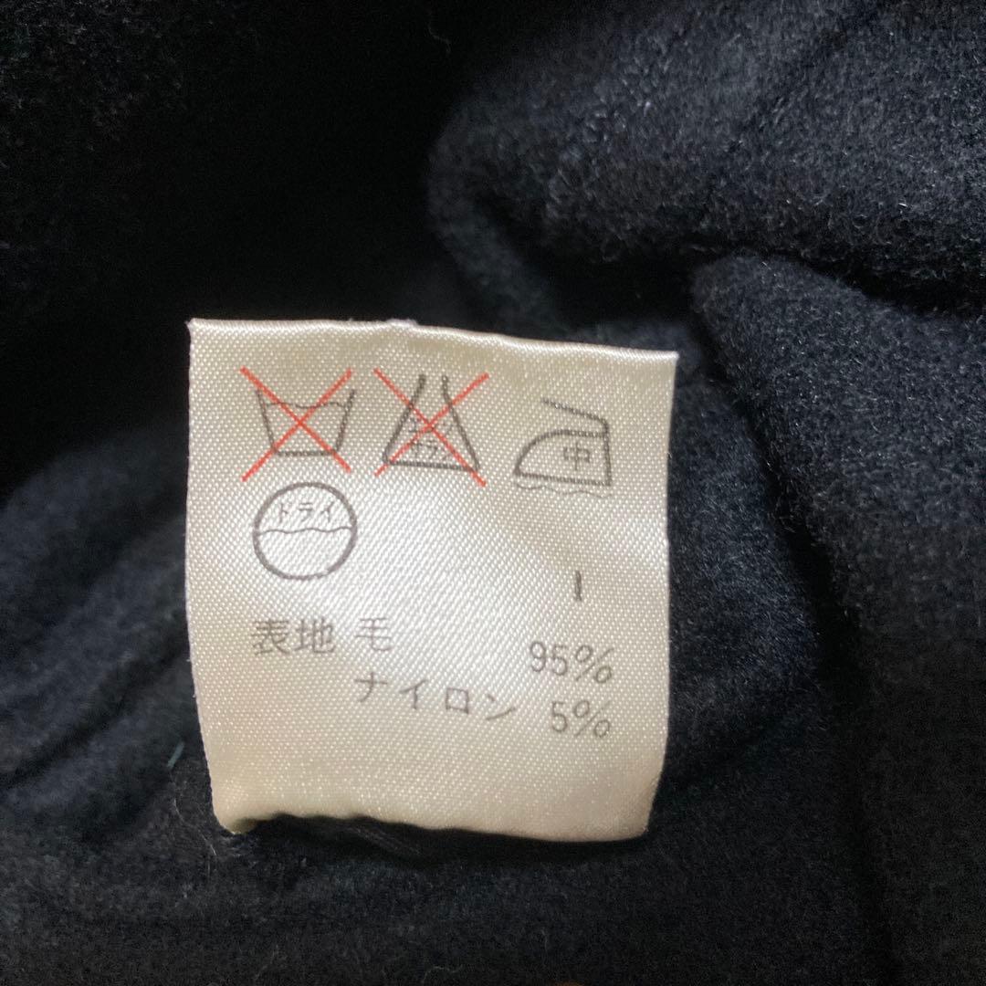 最高級　美品　ジャンポールゴルチェオム　ロングダッフルコート　黒　ウール　M