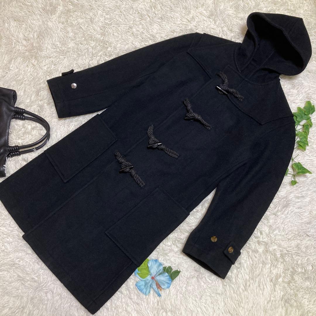 最高級　美品　ジャンポールゴルチェオム　ロングダッフルコート　黒　ウール　M