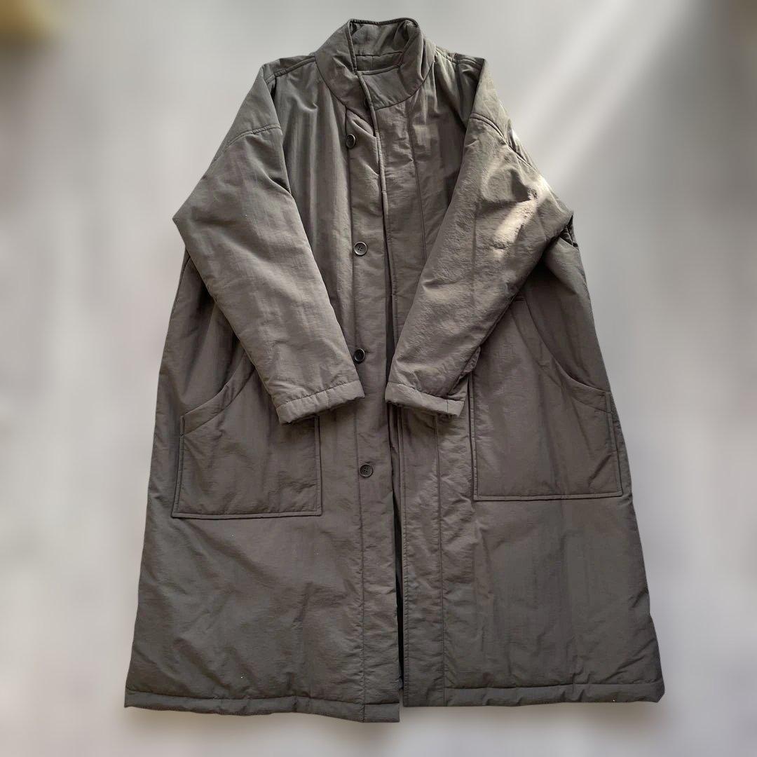 クラスカ ata 中綿ロングコート チャコールグレー