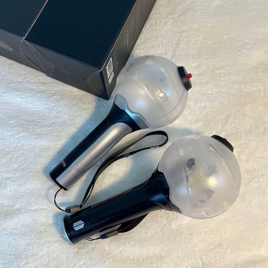 BTS ペンライト 2本セット 箱付き