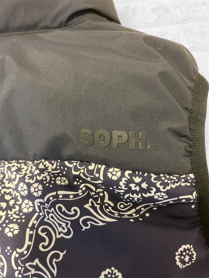 美品！FCRBダウンベスト ネイビー×バンダナL