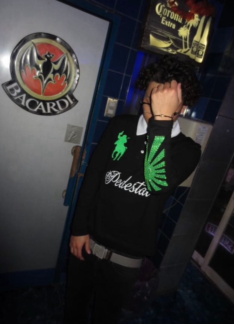 flexwitme DAB Brrrsos着用Pedestal ポロシャツ