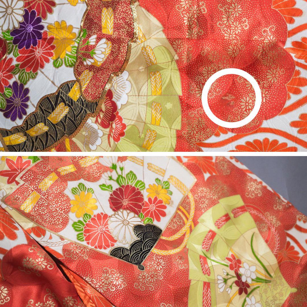 S*y様 【七五三 7歳】豪華晴れ着セット・正絹・扇面柄・作り帯・草履バッグ筥迫