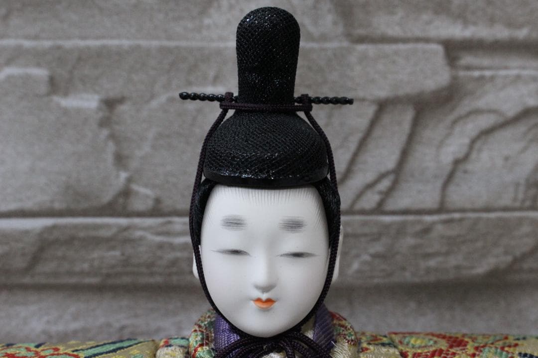 ♡まこちゃん 木目込立雛龍村 雛人形 立ち雛 箱付き EE0H01015