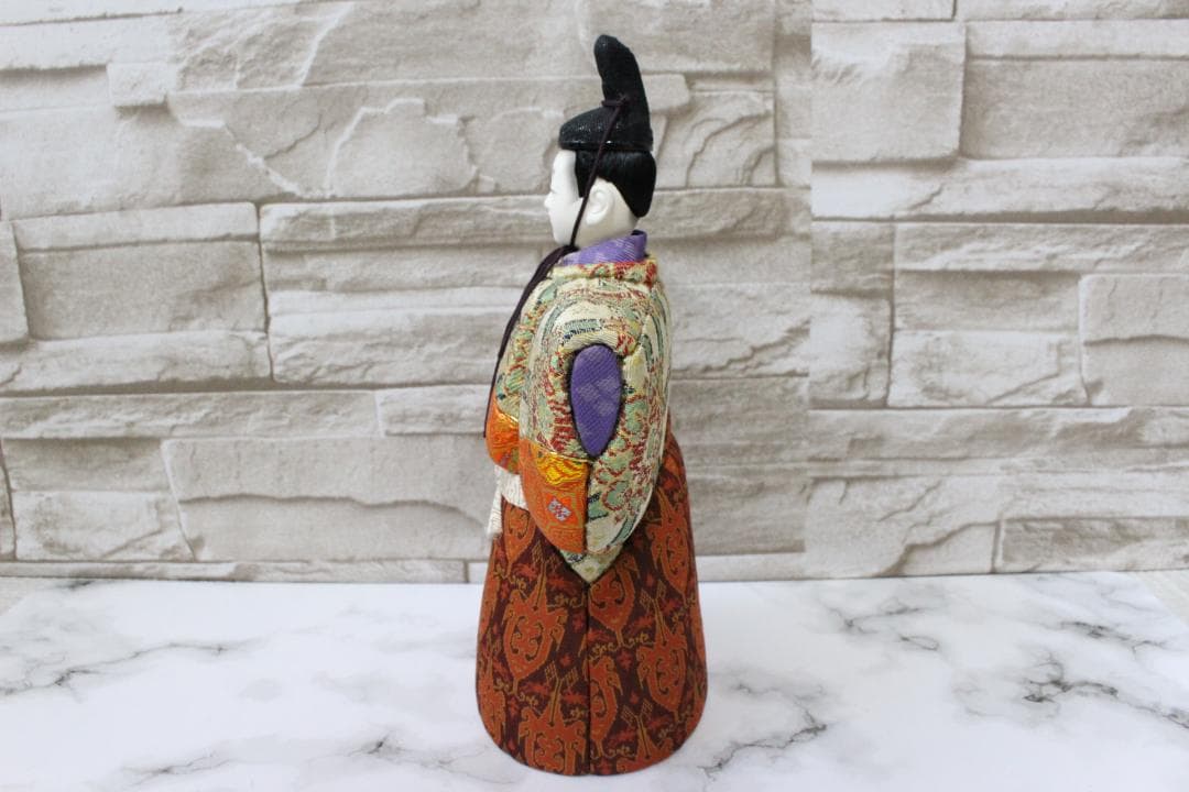 ♡まこちゃん 木目込立雛龍村 雛人形 立ち雛 箱付き EE0H01015