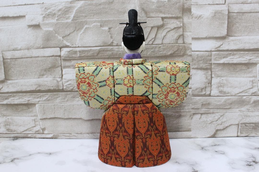 ♡まこちゃん 木目込立雛龍村 雛人形 立ち雛 箱付き EE0H01015