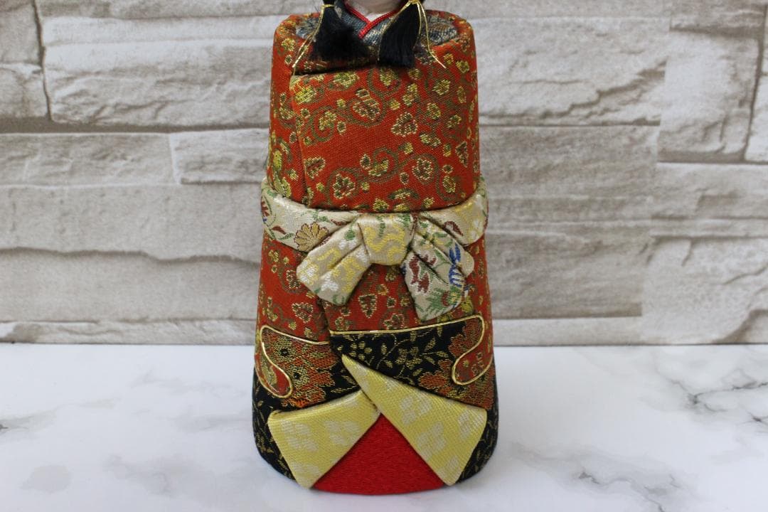 ♡まこちゃん 木目込立雛龍村 雛人形 立ち雛 箱付き EE0H01015