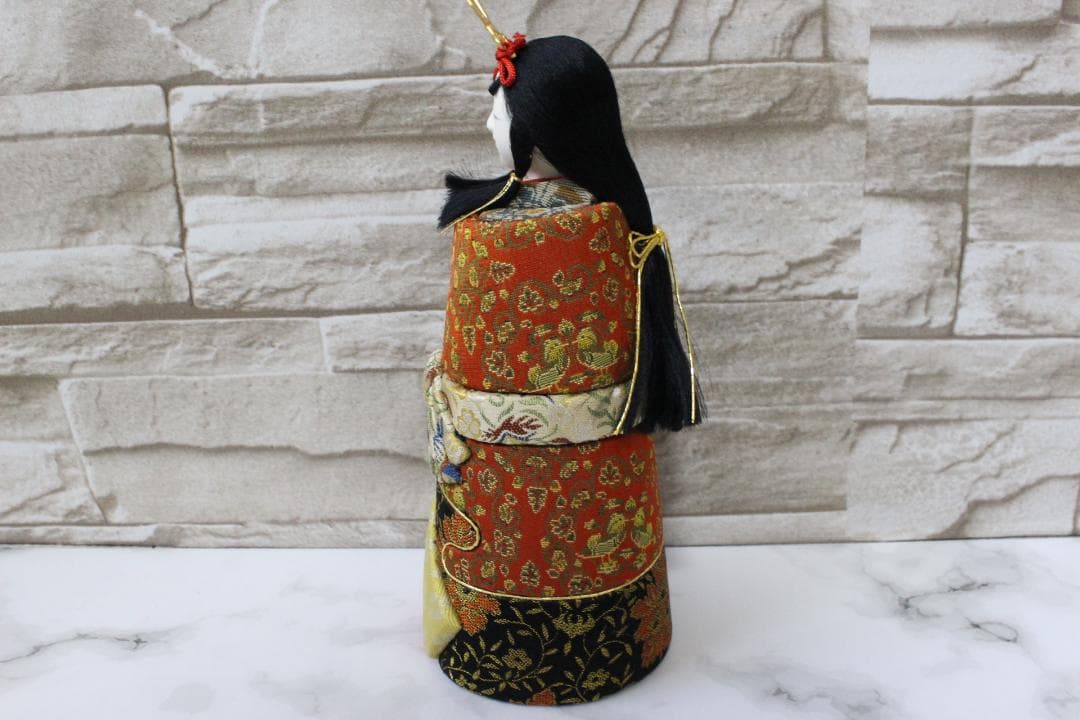 ♡まこちゃん 木目込立雛龍村 雛人形 立ち雛 箱付き EE0H01015