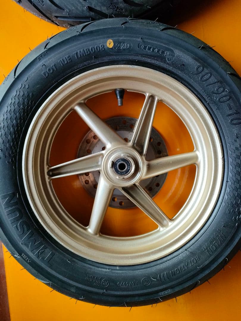 dio ディオ　zx ホイール　前後　タイヤ新品
